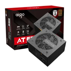 NGUỒN MÁY TÍNH AIGO MODEL AT650 CÔNG SUẤT 650W, APFC, DC TO DC 80 PLUS BRONZE