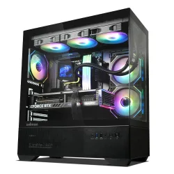 Vỏ case Zalman Chronix V2 (Mid Tower, 3 Fan ARGB 120mm, Màu đen)  NEW