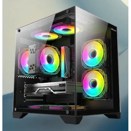 CASE BỂ CÁ GAMING EMASTER ECG985B1 Màu Đen