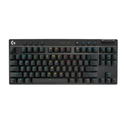 Bàn phím gaming Logitech Pro X TKL Lightspeed | Không dây, Màu Đen