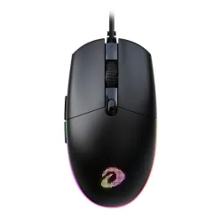 Chuột gaming DareU EM911 | Có dây, 6000 DPI, 100g, RGB, Đen