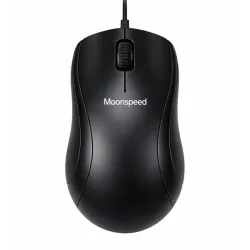 Chuột văn phòng Motospeed F333 Black | USB có dây, 1200 DPI