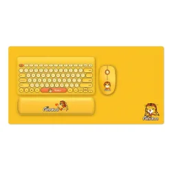 Combo phím chuột văn phòng FD LK586 | Wireless, Mini, Yellow