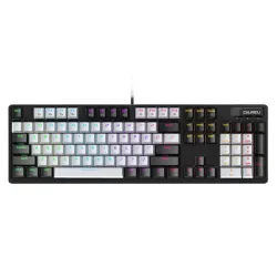 Bàn phím cơ quang DareU EK1280X Black Grey | 108 phím, D-Switch Blue, MultiLED, USB
