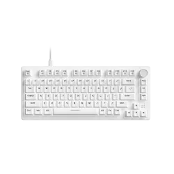 Bàn phím cơ DareU EK75 Full White | 75%, 80 phím, Dream Linear, LED trắng, USB-C