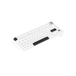 Bàn phím cơ DareU Flex 75 White Black | 75%, Tri-mode, Pegasus Switch, RGB, Gasket Mount