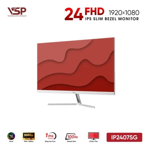 Màn Hình VSP IP2407SG White (23.8 Inch / FHD / IPS / 100Hz / 1ms)NEW
