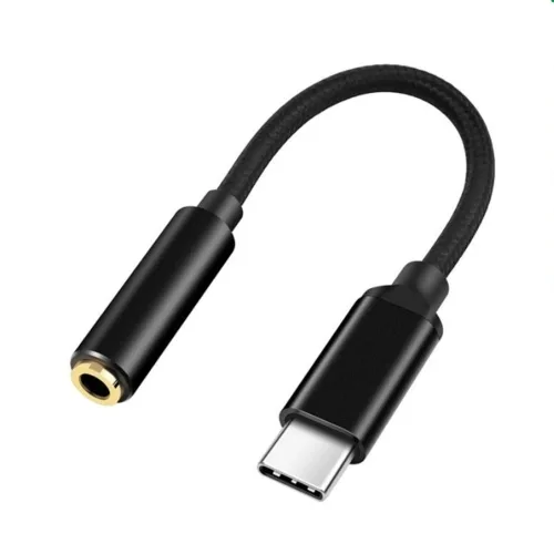 Cáp chuyển Type C (M) sang 3.5mm (F) Veggieg V-S103, 0.15m