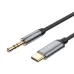 Cáp chuyển Type C sang Audio DC 3.5mm Veggieg V-A624, 1m (Tích hợp chipset DAC) - 1