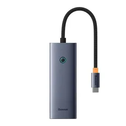 Hub chuyển đổi Type C Baseus Ultra Joy Series 6-Port HUB AIR Space Grey
