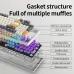 Bàn phím cơ ASESTEK AK98, LED Rainbow, Hotswap 3 chân, Có núm xoay, Full Mod. - 3