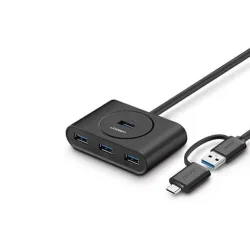 Bộ chia cổng USB 3.0/ Type C sang 4 cổng USB 3.0 UGREEN 40850 – Tốc độ truyền lên đến 5Gbps
