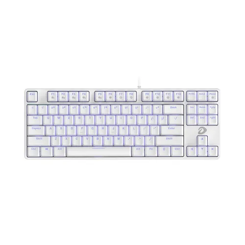 Bàn phím cơ Dareu EK807 White (USB/Led xanh/Brown sw) NEW