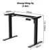 Bàn nâng hạ Manson SmartDesk 1m2 | Khung đen, Mặt đen - 3