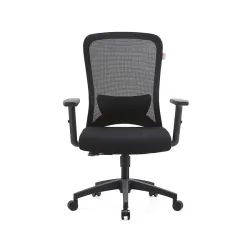 Ghế công thái học E DRA EEC221 | Đen, 120kg, Chân xoay, Lưng lưới