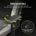 Ghế gaming CORSAIR T3 RUSH | Xám than, 120kg, Chân xoay, Lưng vải (CF-9010056-WW) - 5