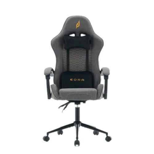 Ghế Gaming E-Dra EGC236 Fabric | Chân xoay, Màu xám