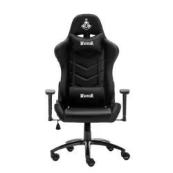 Ghế gaming WARRIOR Raider WGC206 | Đen, 120kg, Chân xoay, Da PU