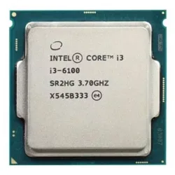 CPU Intel Core i3-6100 Tray (No Box, chưa gồm Fan) | LGA1151, 2 nhân/4 luồng, 3.7 GHz