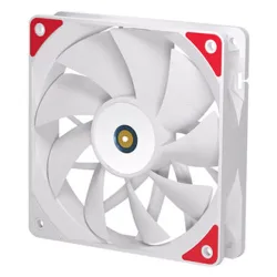 Quạt tản nhiệt PC Leopard Vi Tính Tây Nguyên T25 PWM | Fan lẻ 120mm, Trắng