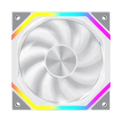 Quạt tản nhiệt PC Leopard Galaxy | Fan lẻ 120mm, ARGB, Trắng