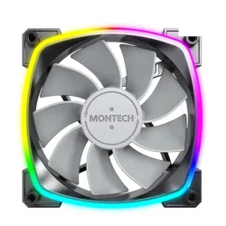 Quạt tản nhiệt PC Montech RX120 PWM | Fan lẻ 120mm, ARGB, Đen