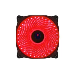 Quạt tản nhiệt PC VSP 33L | Fan lẻ 120mm, Led Đỏ, Đen
