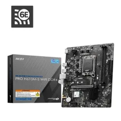 Mainboard MSI PRO H610M-S Wifi DDR4 | LGA 1700, mATX, 2 khe RAM