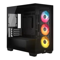 Thùng máy Corsair 2800X RS-R ARGB | Kèm 3 Fan RS-R ARGB, Kính cường lực, Đen (CC-9011347-WW)