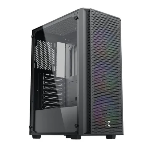 Thùng máy Xigmatek Vi Tính Tây Nguyên 3F (EN90649) F-ATX | Kèm sẵn 3 Fan, Đen