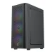Thùng máy Xigmatek Vi Tính Tây Nguyên 3F (EN90649) F-ATX | Kèm sẵn 3 Fan, Đen - 4