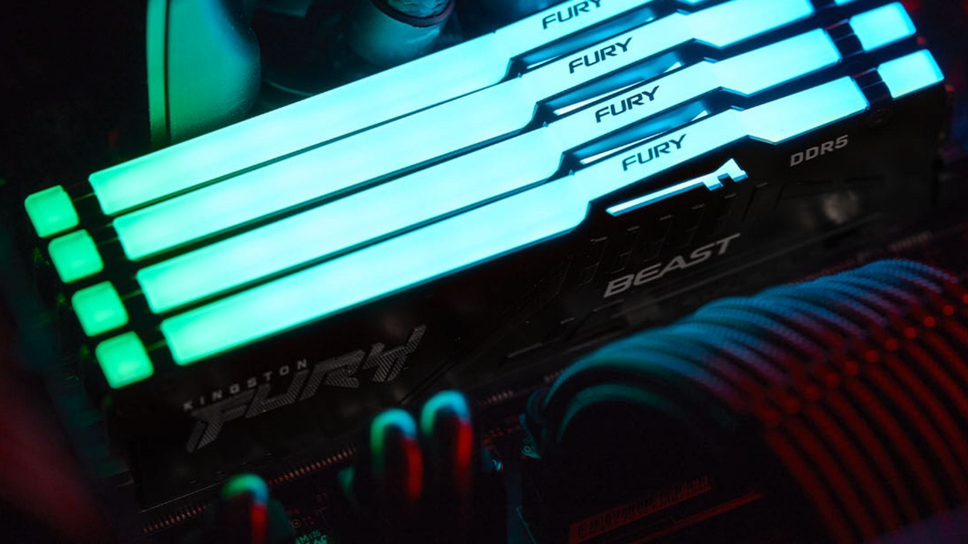 RAM DDR5 64GB Kingston Fury Beast RGB 5600 - Công nghệ Đồng bộ Hồng ngoại