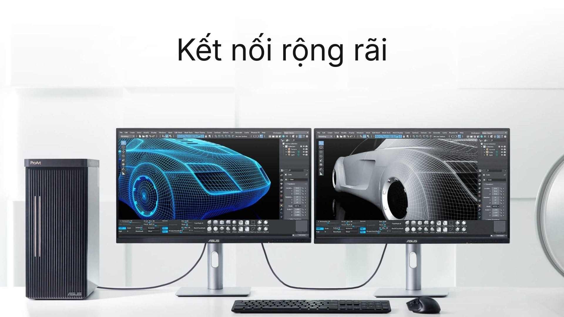 Màn hình ASUS ProArt PA278CGRV – Đa dạng cổng kết nối