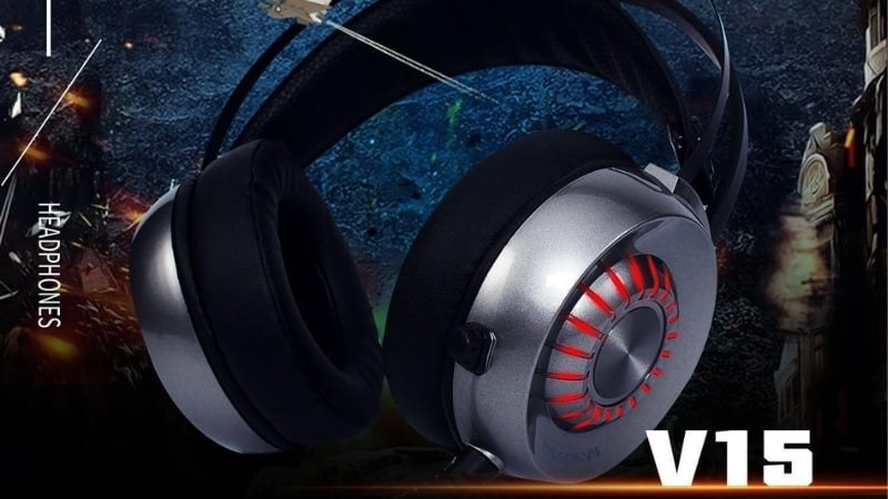 Xiberia V15 7.1 Surround Gaming Led được trang bị driver 50mm cùng công nghệ âm thanh vòm 7.1