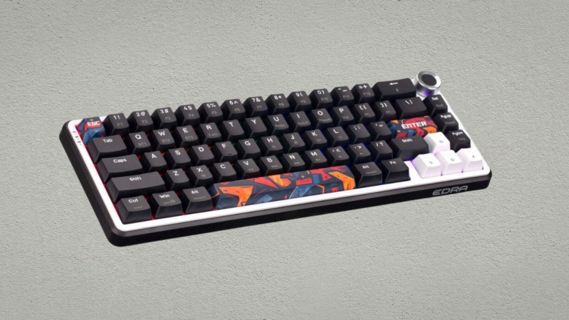 Bàn phím cơ gaming E-Dra EK368S không dây Red Switch - Gọn gàng