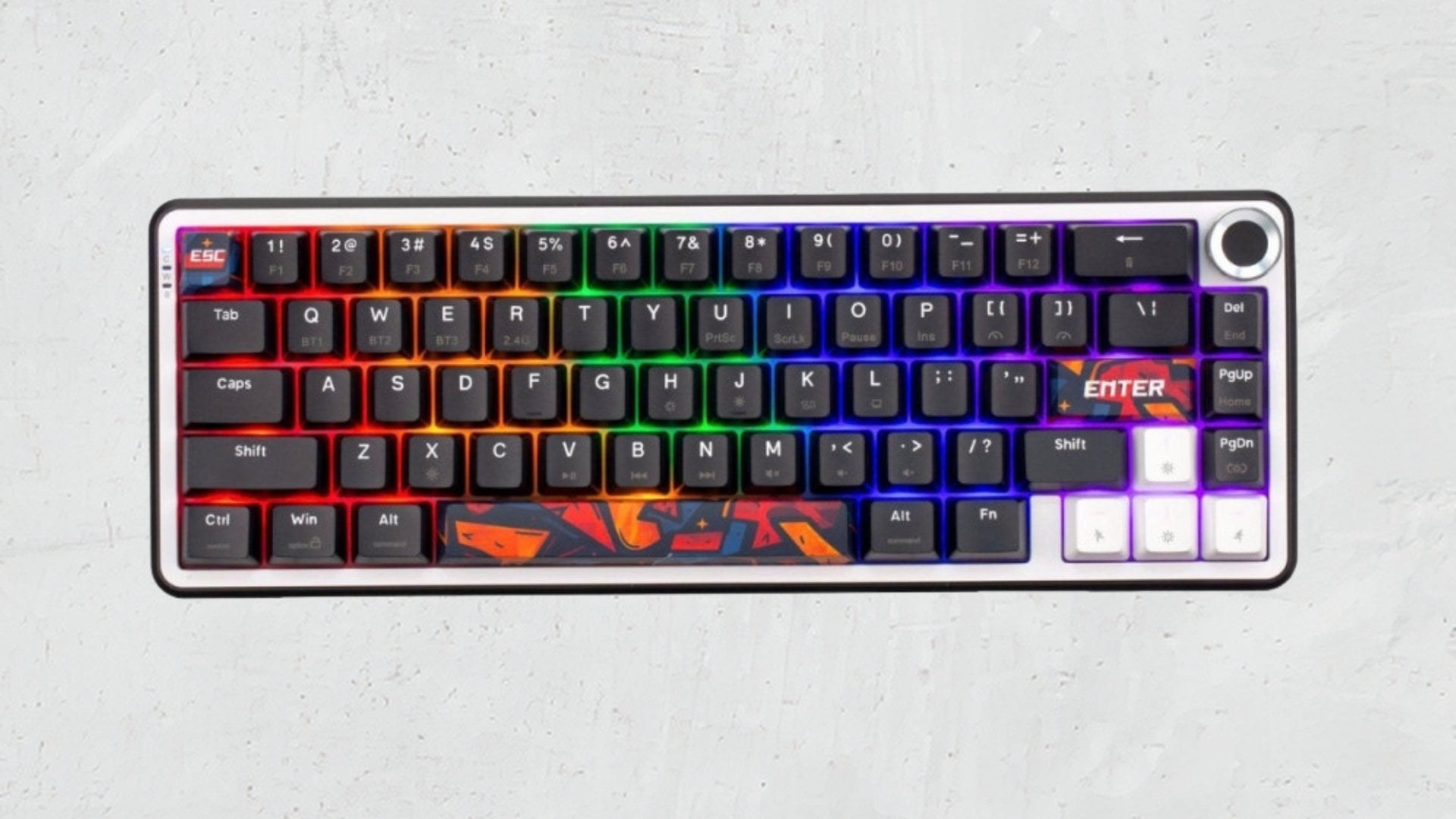 Bàn phím cơ gaming E-Dra EK368S không dây - Red Switch tạo cảm giác gõ mượt và nhẹ tay