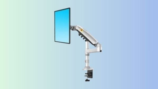 Được làm từ hợp kim nhôm và thép cao cấp với tông màu trắng chủ đạo