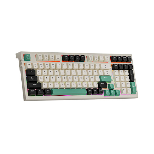 Bàn phím cơ Gaming có dây Newmen GM328 Plus, Blue Switch (Apricot-Black-Blue)