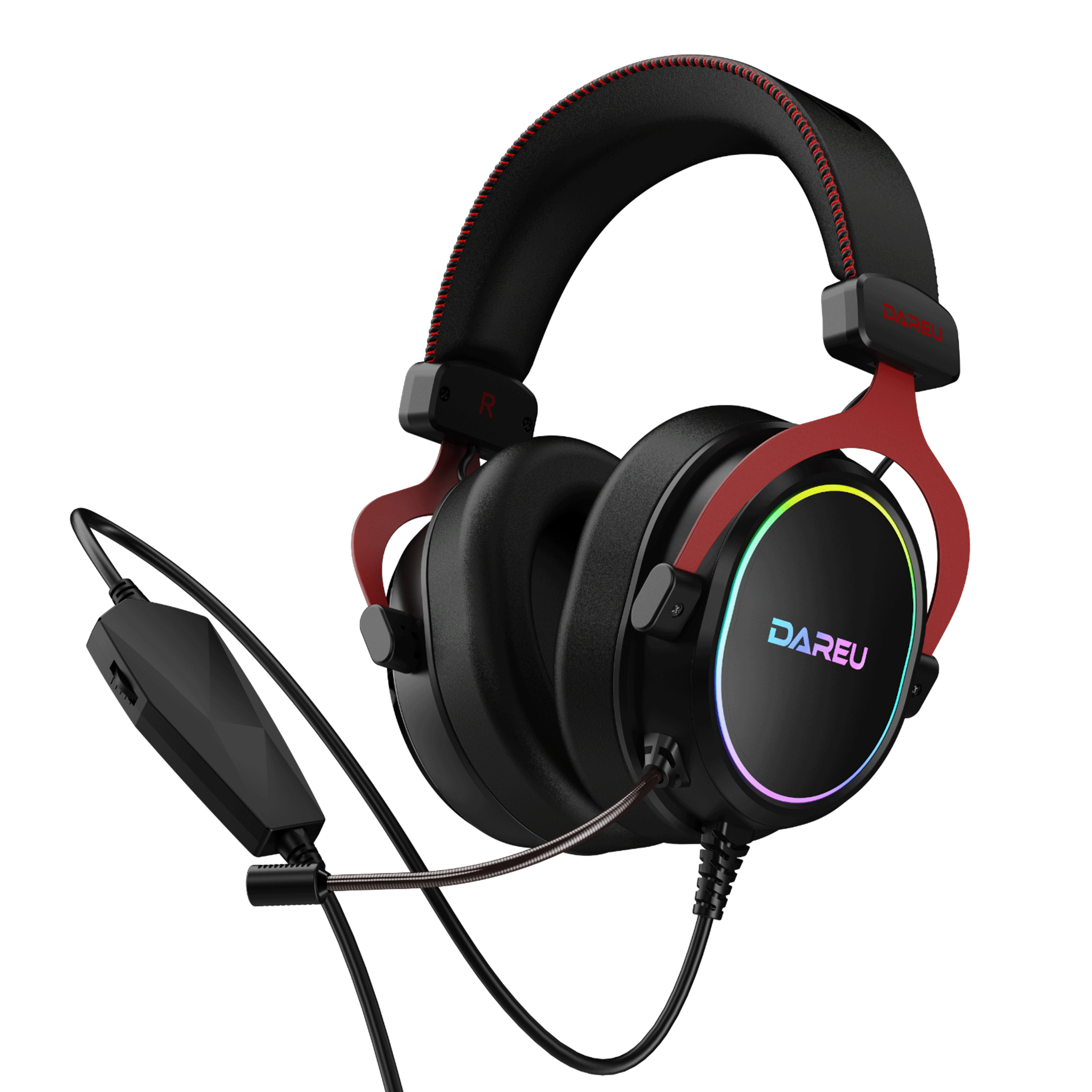 Tai nghe Gaming Dare-U Eh925L 7.1 | Có dây, Over-ear, RGB, Đen