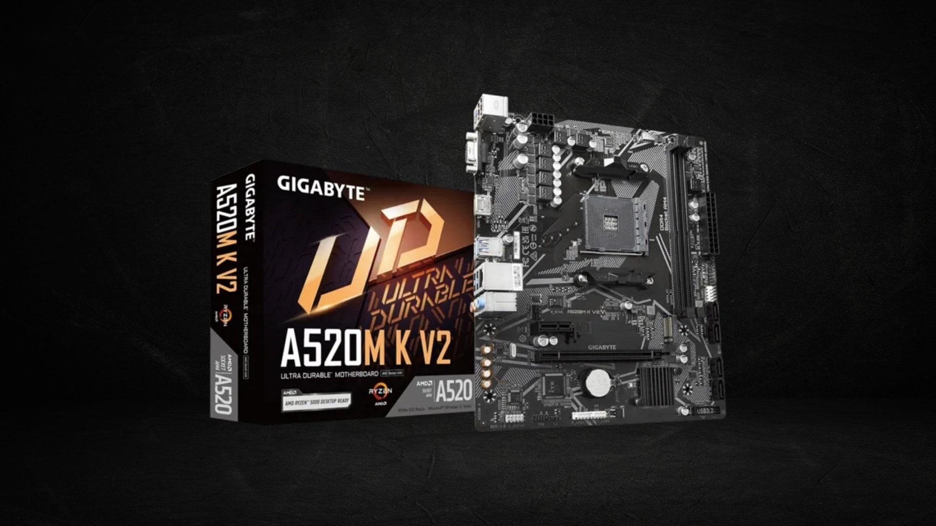 Mainboard Gigabyte A520M K V2 – Nền tảng AMD ổn định, tối ưu chi phí
