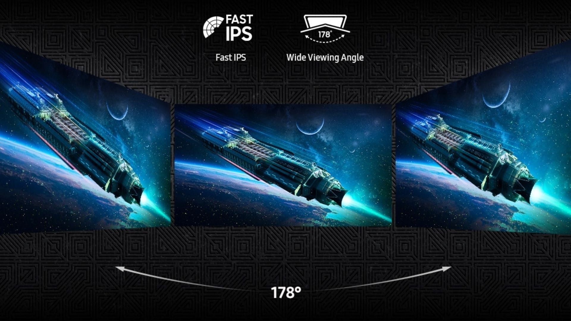 Màn hình gaming Samsung Odyssey G5 G50F 32 inch – Màu sắc đồng đều ở mọi góc nhìn
