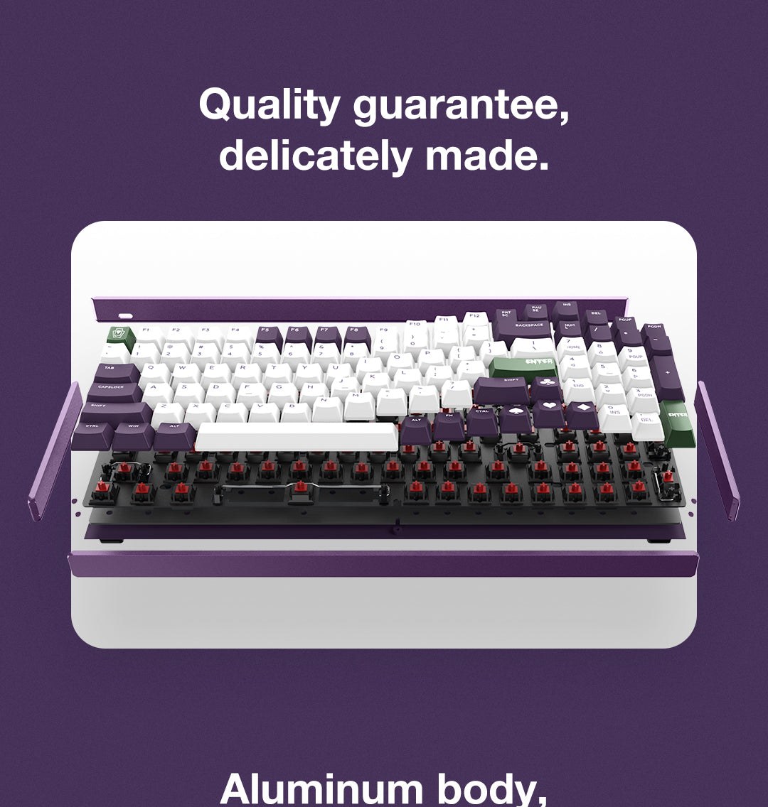 Bàn Phím Cơ IQUNIX F96 Joker Wireless RGB LED