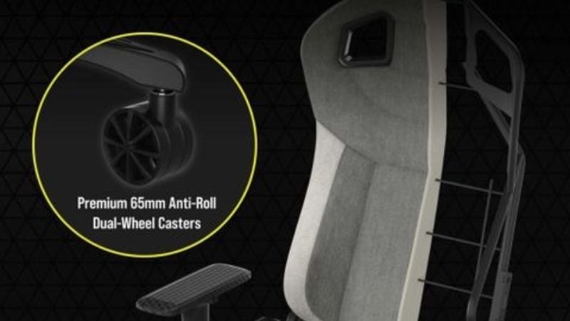 Corsair T3 Rush được thiết kế với khung thép chất lượng cao