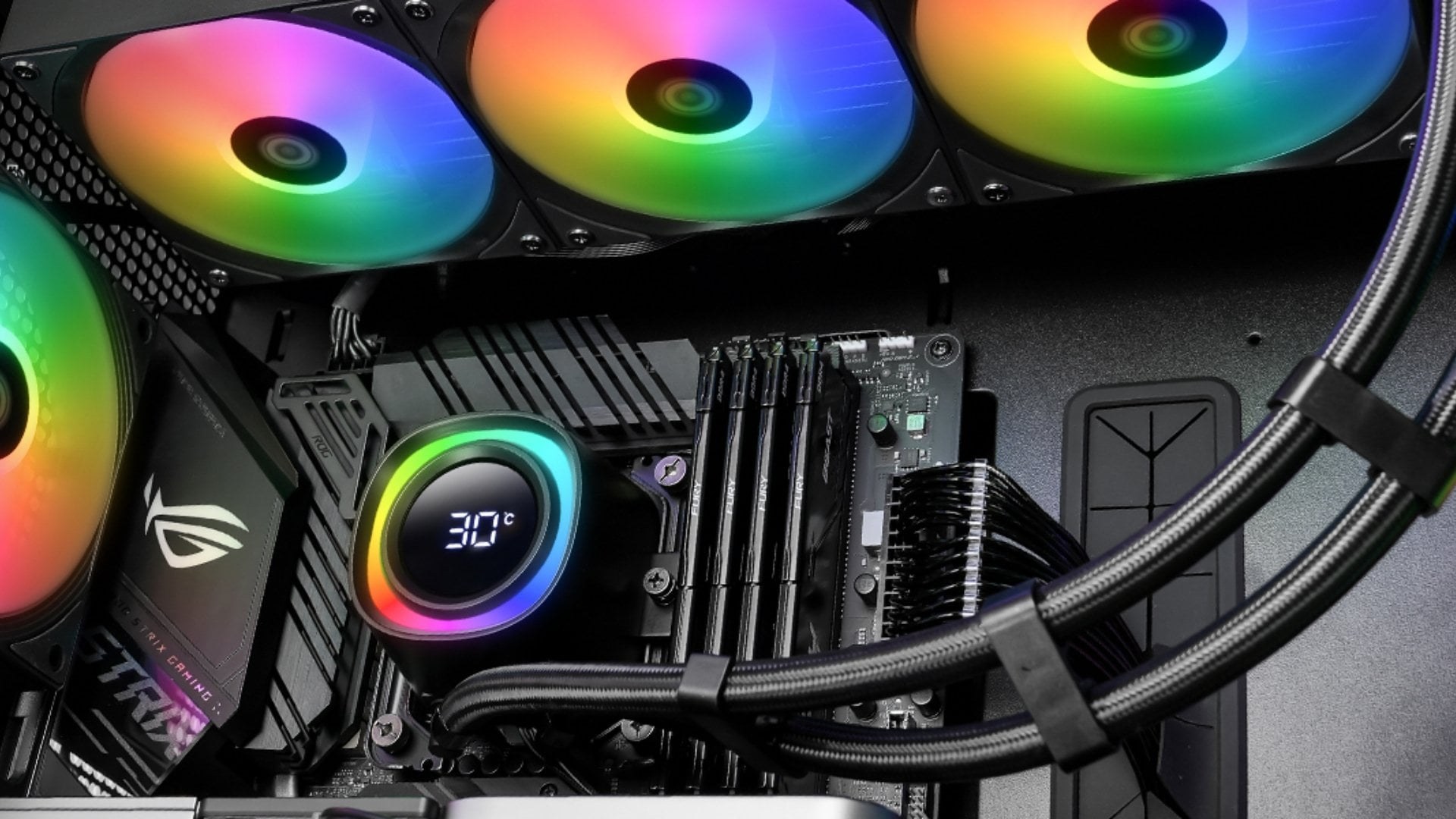 Tản Nhiệt Nước ID-Cooling FX240 INF - White kết nối dễ dàng